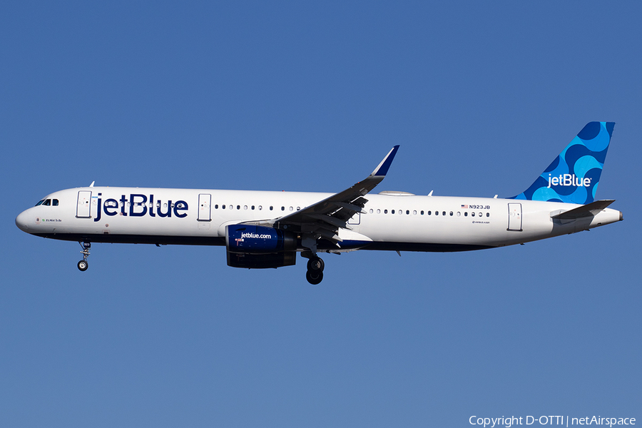 JetBlue Airways Airbus A321-231 (N923JB) | Photo 538637