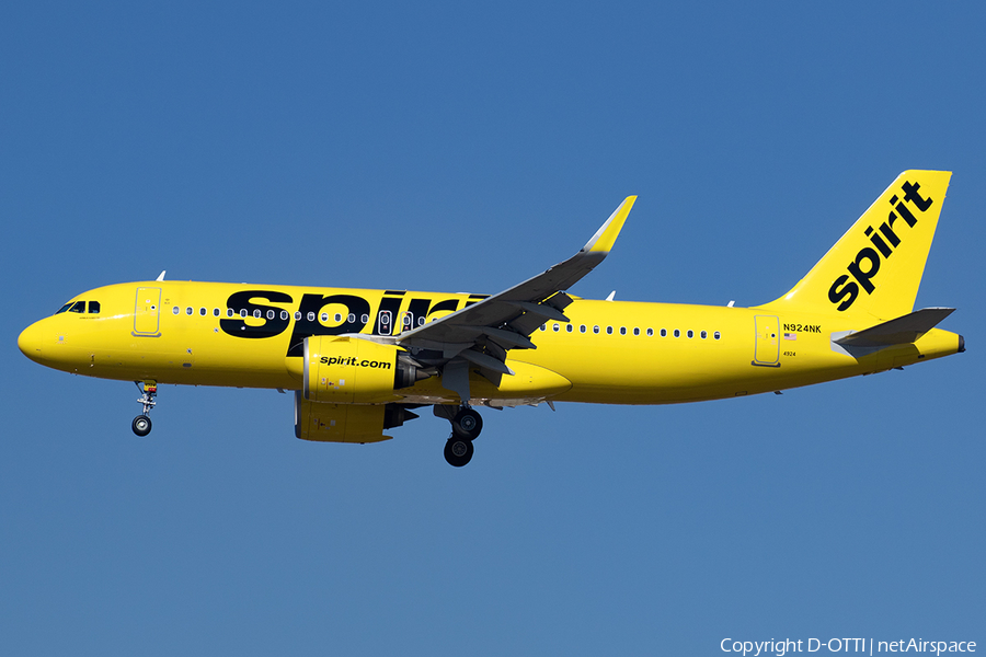 Spirit Airlines Airbus A320-271N (N924NK) | Photo 540790