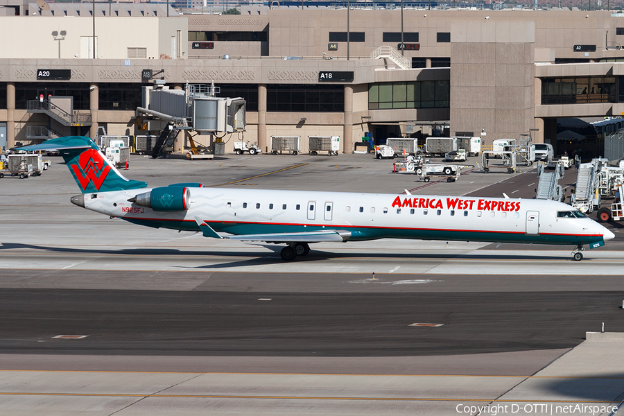 America West Express (Mesa Airlines) Bombardier CRJ-900ER (N925FJ) | Photo 187997