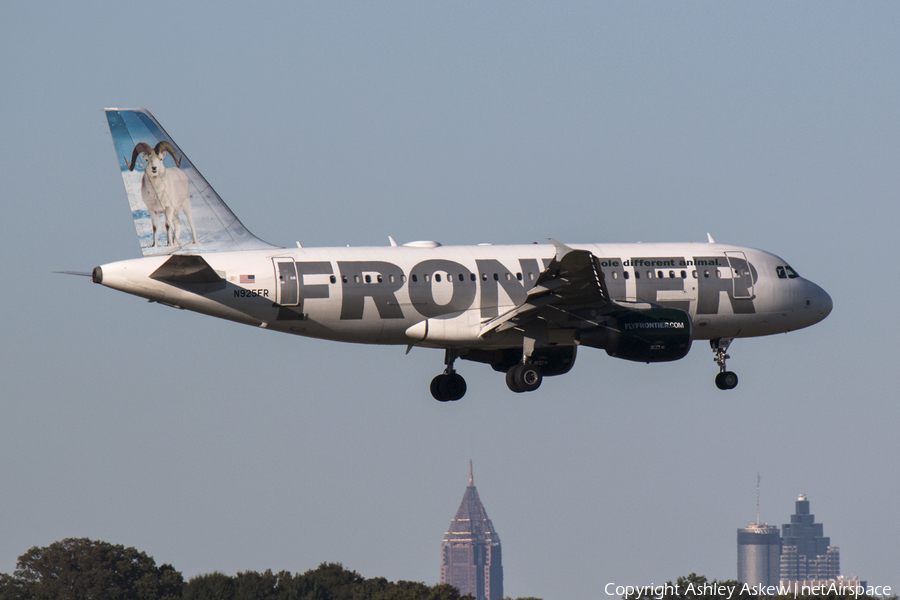 Frontier Airlines Airbus A319-111 (N925FR) | Photo 88766