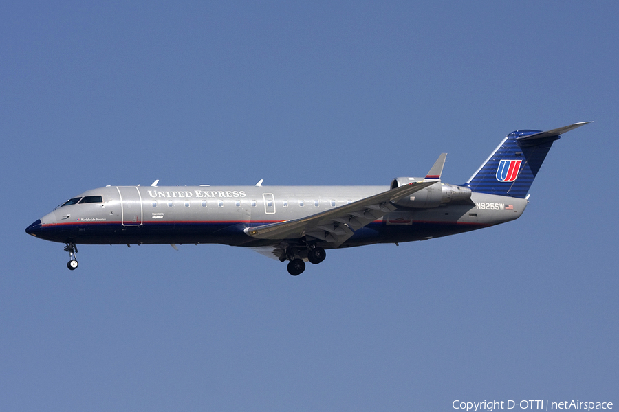 United Express (SkyWest Airlines) Bombardier CRJ-200LR (N925SW) | Photo 278834
