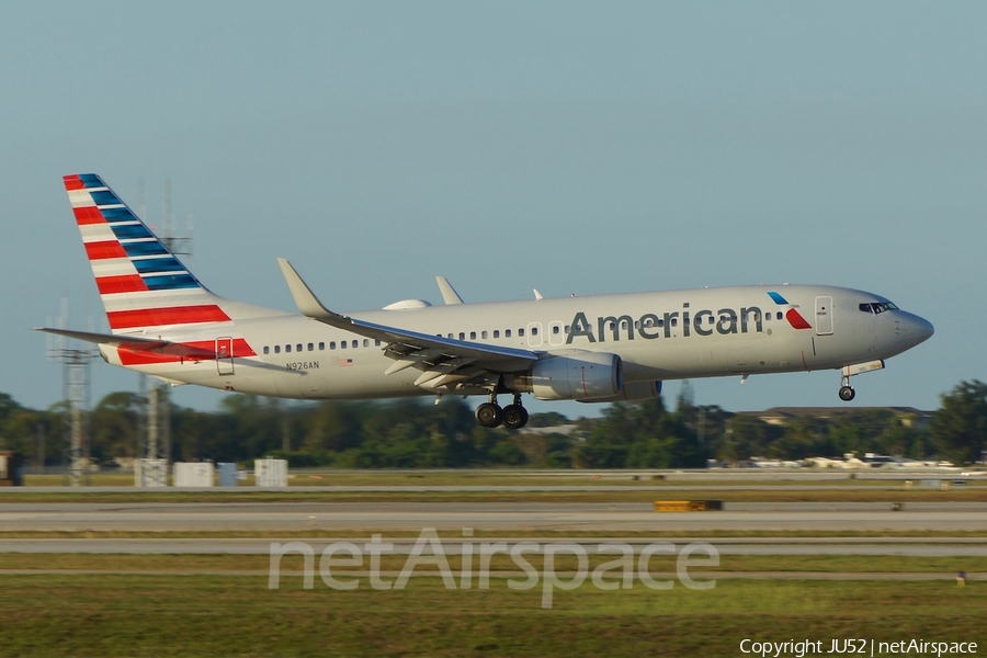 American Airlines Boeing 737-823 (N926AN) | Photo 288926