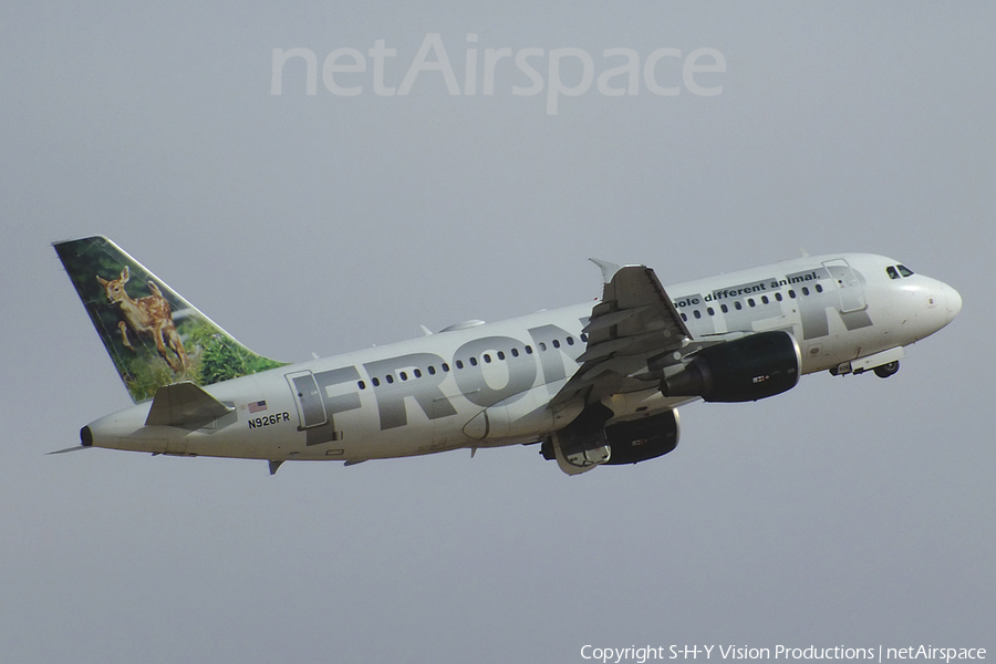 Frontier Airlines Airbus A319-111 (N926FR) | Photo 24126