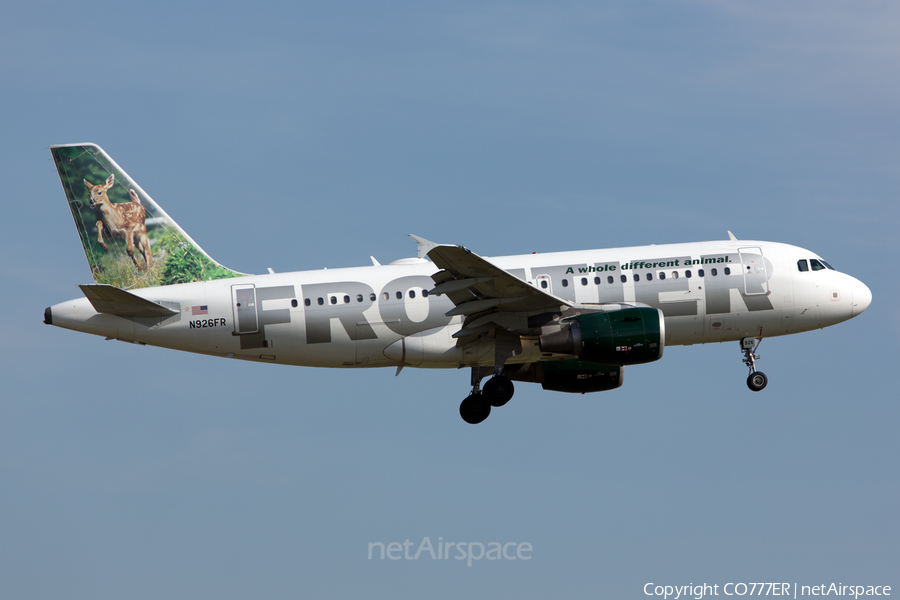 Frontier Airlines Airbus A319-111 (N926FR) | Photo 34715