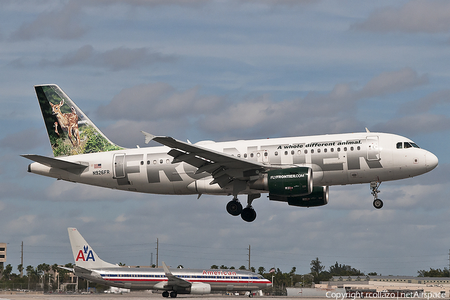 Frontier Airlines Airbus A319-111 (N926FR) | Photo 69307