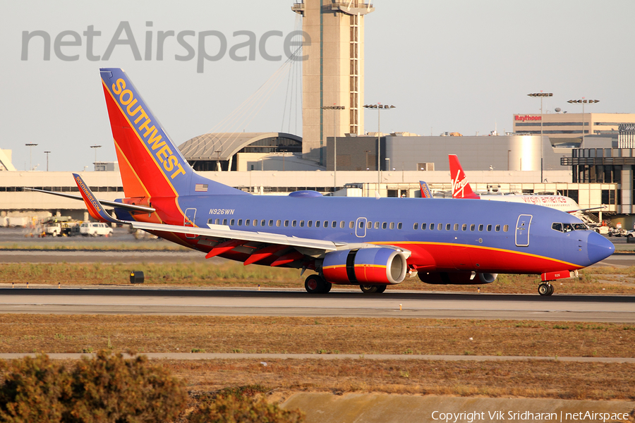 Southwest Airlines Boeing 737-7H4 (N926WN) | Photo 53106