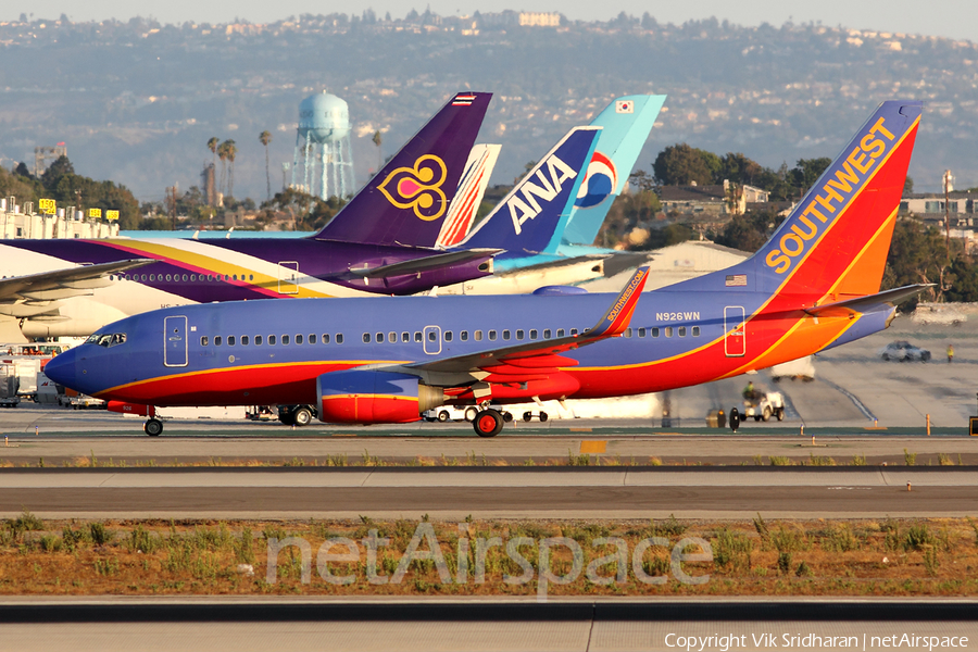 Southwest Airlines Boeing 737-7H4 (N926WN) | Photo 53114