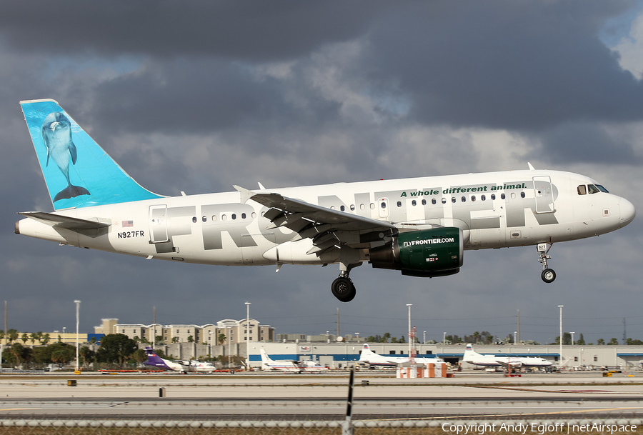 Frontier Airlines Airbus A319-111 (N927FR) | Photo 374721