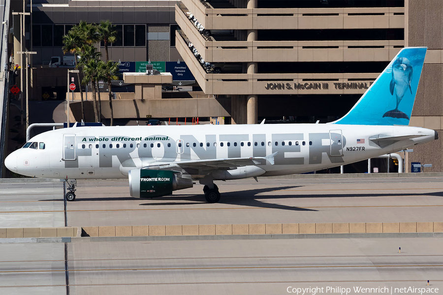 Frontier Airlines Airbus A319-111 (N927FR) | Photo 310703