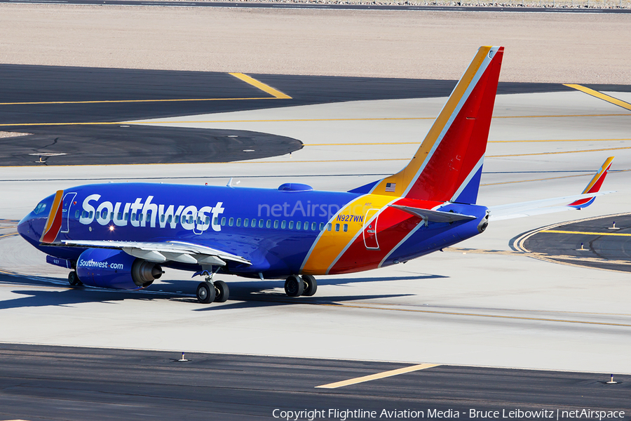 Southwest Airlines Boeing 737-7H4 (N927WN) | Photo 354947