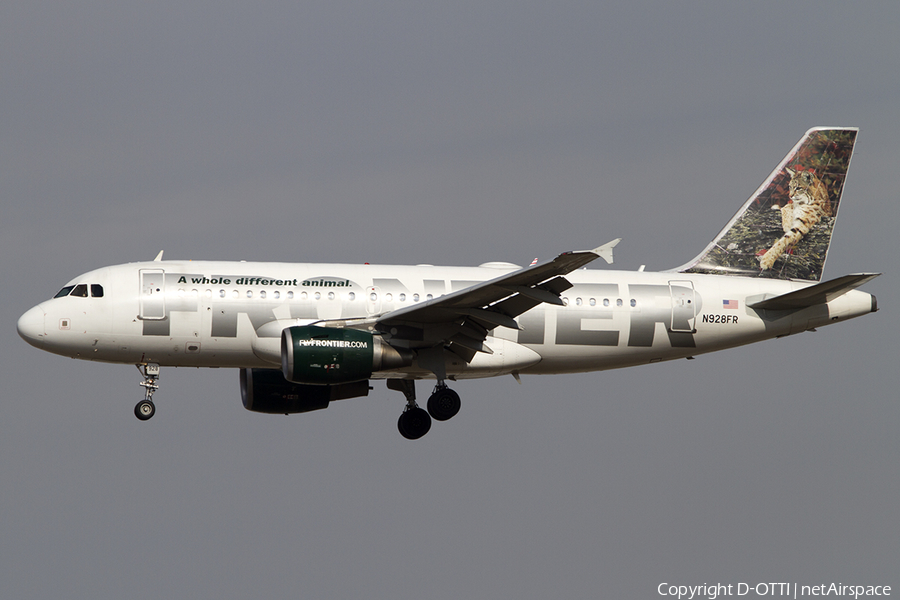 Frontier Airlines Airbus A319-111 (N928FR) | Photo 470344