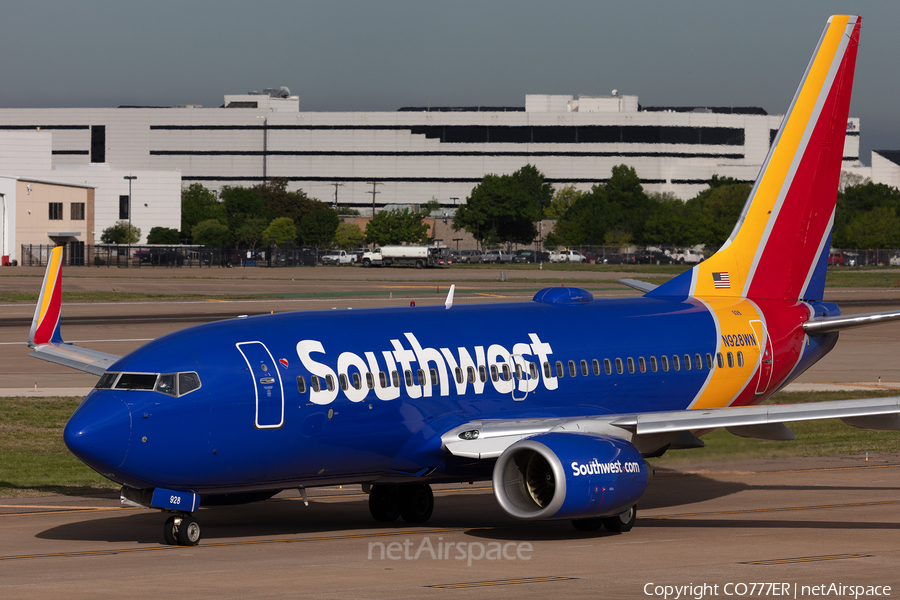 Southwest Airlines Boeing 737-7H4 (N928WN) | Photo 289672