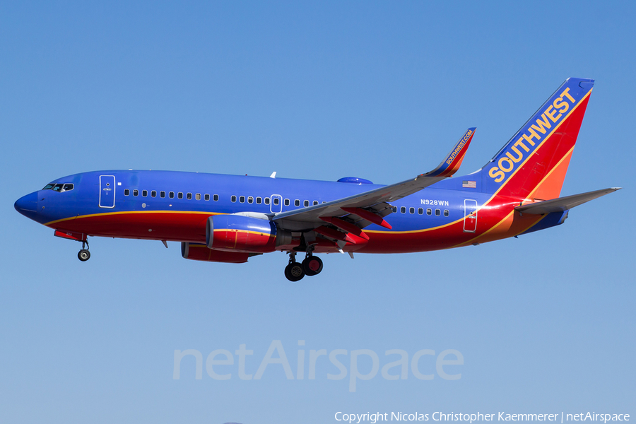 Southwest Airlines Boeing 737-7H4 (N928WN) | Photo 127310