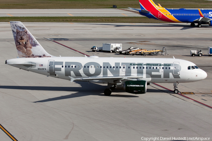 Frontier Airlines Airbus A319-111 (N929FR) | Photo 518559