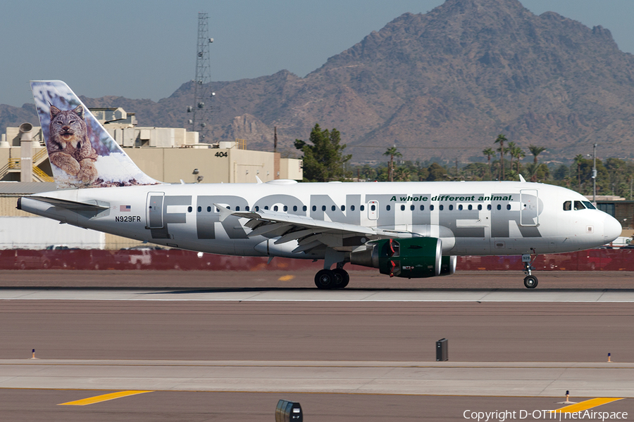 Frontier Airlines Airbus A319-111 (N929FR) | Photo 189118
