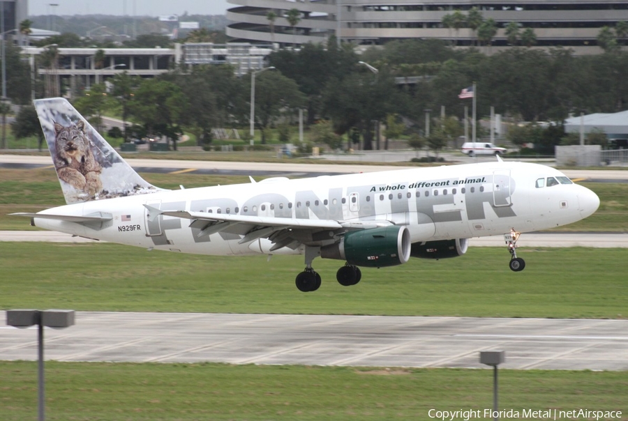 Frontier Airlines Airbus A319-111 (N929FR) | Photo 302767