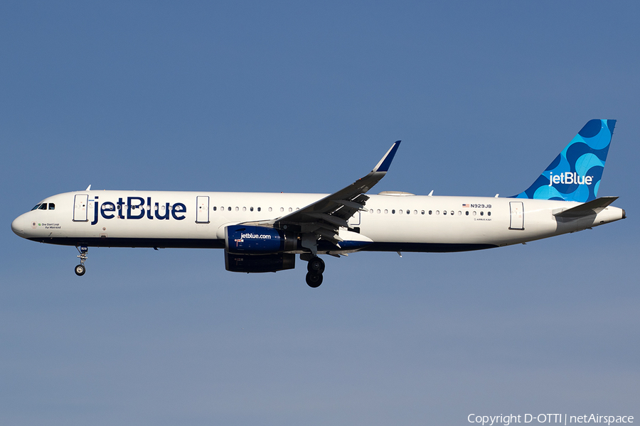JetBlue Airways Airbus A321-231 (N929JB) | Photo 560332