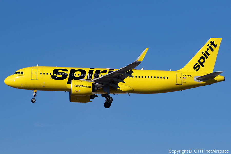 Spirit Airlines Airbus A320-271N (N929NK) | Photo 547811
