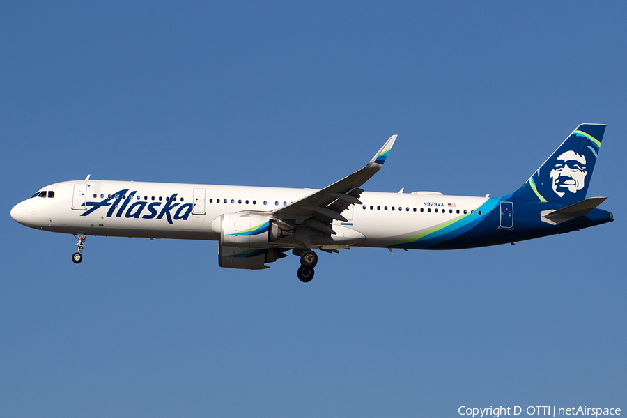 Alaska Airlines Airbus A321-253N (N929VA) | Photo 564538