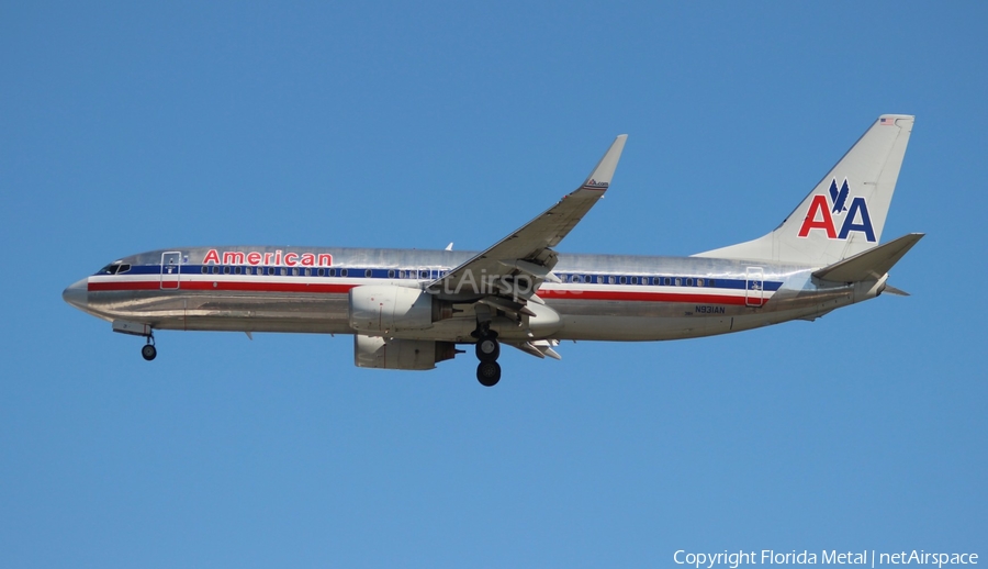 American Airlines Boeing 737-823 (N931AN) | Photo 321397