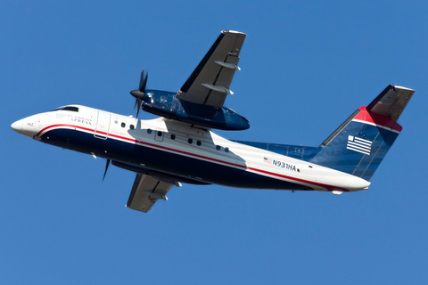 US Airways Express (Piedmont Airlines) de Havilland Canada DHC-8-102 (N931HA) at  Philadelphia - International, United States