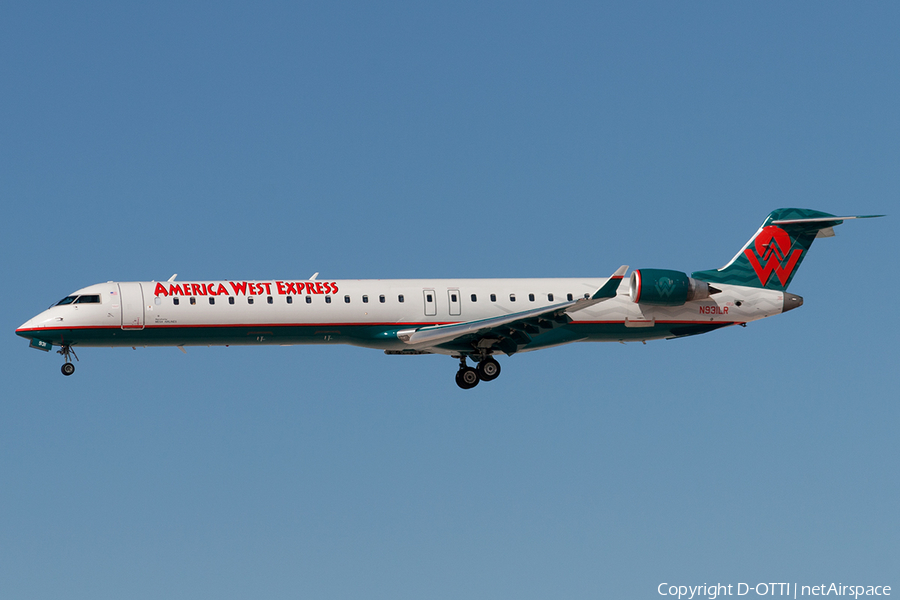 America West Express (Mesa Airlines) Bombardier CRJ-900ER (N931LR) | Photo 181050
