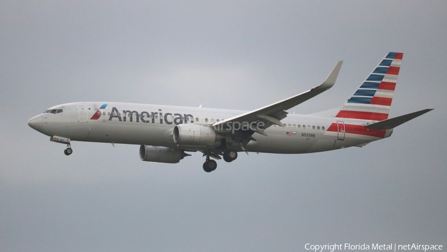 American Airlines Boeing 737-823 (N931NN) | Photo 321405