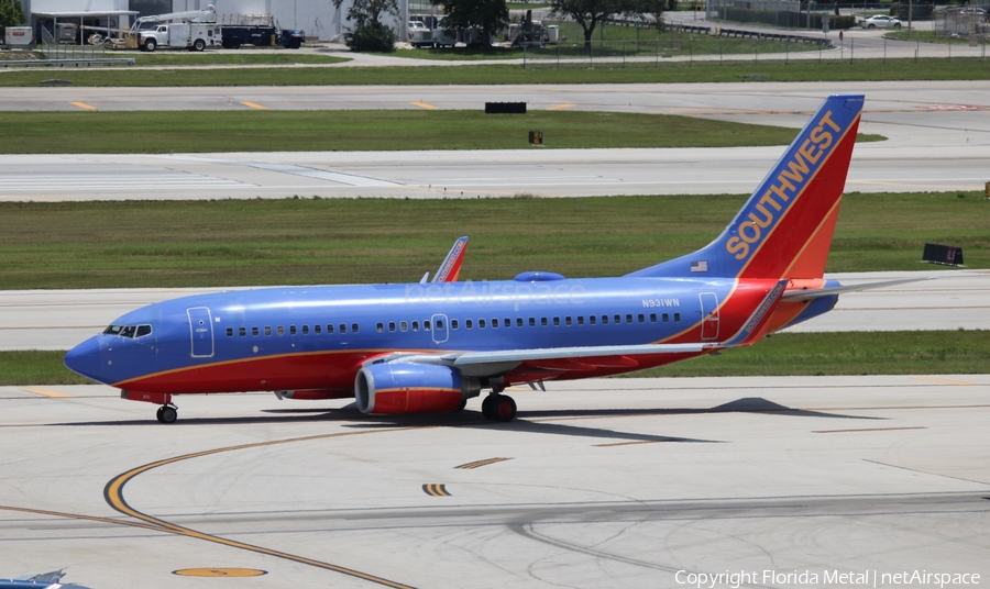 Southwest Airlines Boeing 737-7H4 (N931WN) | Photo 321409