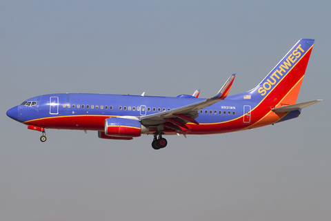 Southwest Airlines Boeing 737-7H4 (N931WN) at  Las Vegas - Harry Reid International, United States