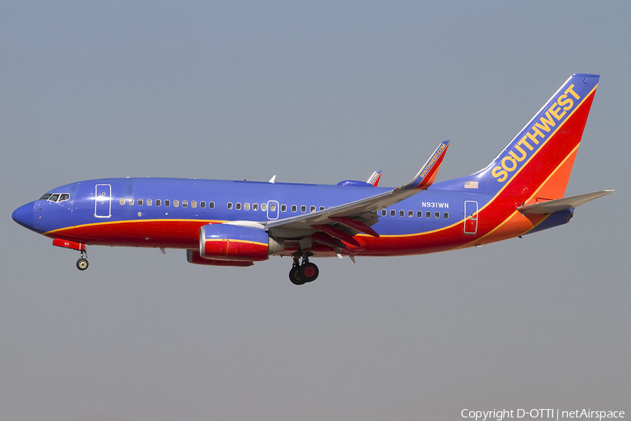 Southwest Airlines Boeing 737-7H4 (N931WN) | Photo 463089