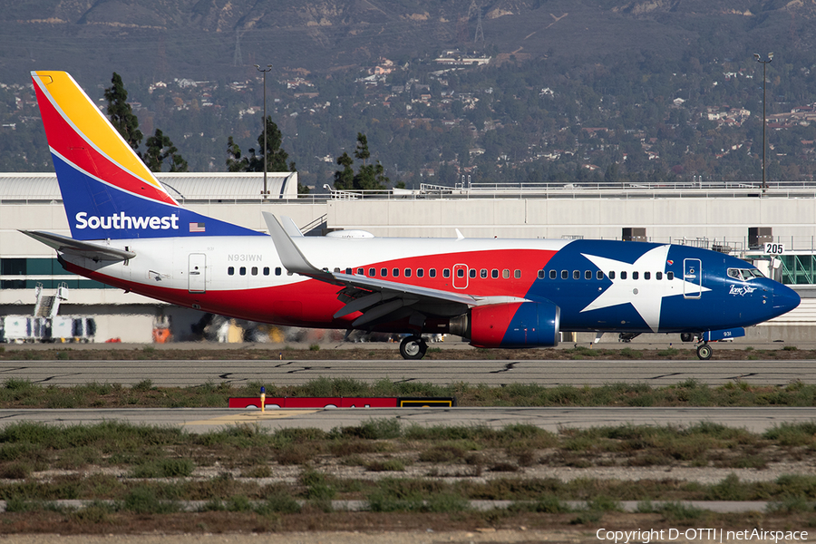 Southwest Airlines Boeing 737-7H4 (N931WN) | Photo 544198