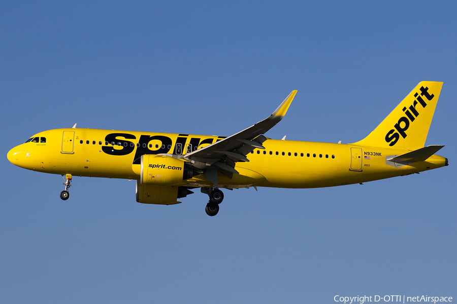 Spirit Airlines Airbus A320-271N (N933NK) | Photo 564568