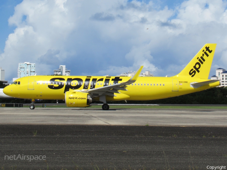Spirit Airlines Airbus A320-271N (N933NK) | Photo 482005