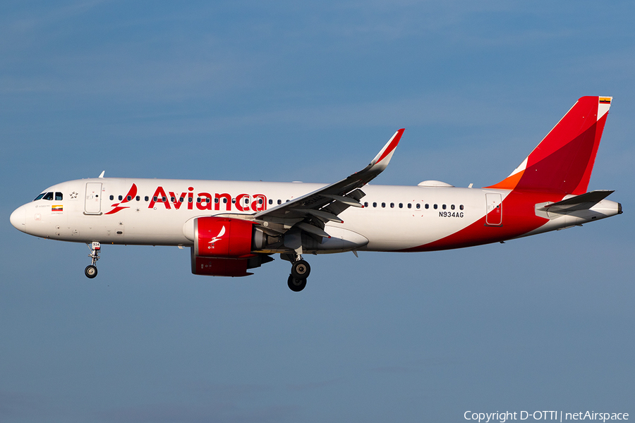 Avianca Airbus A320-251N (N934AG) | Photo 608590