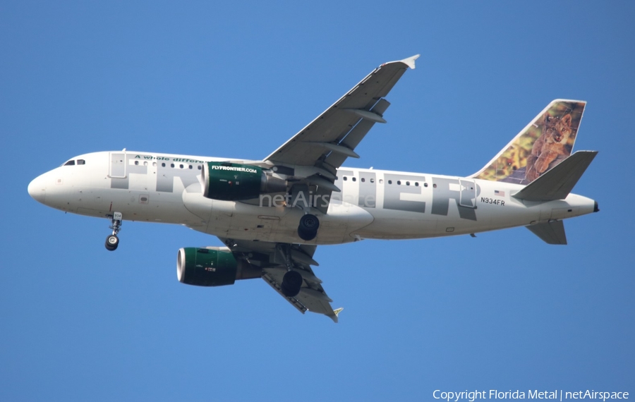 Frontier Airlines Airbus A319-111 (N934FR) | Photo 321623