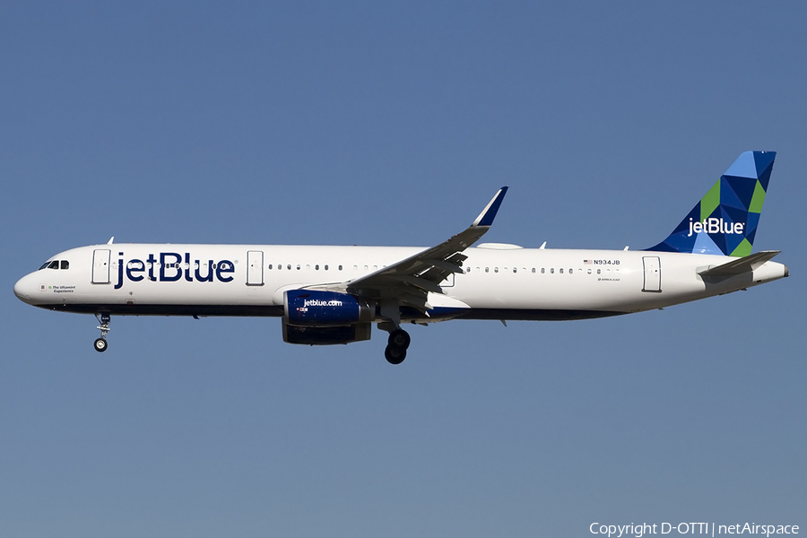 JetBlue Airways Airbus A321-231 (N934JB) | Photo 457380
