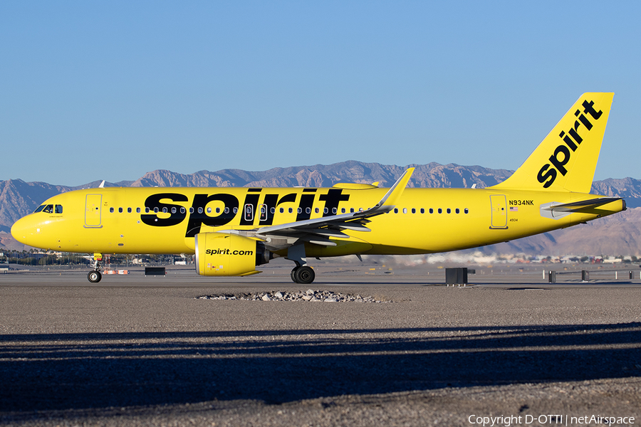 Spirit Airlines Airbus A320-271N (N934NK) | Photo 551510