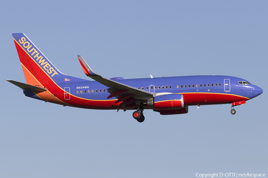 Southwest Airlines Boeing 737-7H4 (N934WN) | Photo 535761