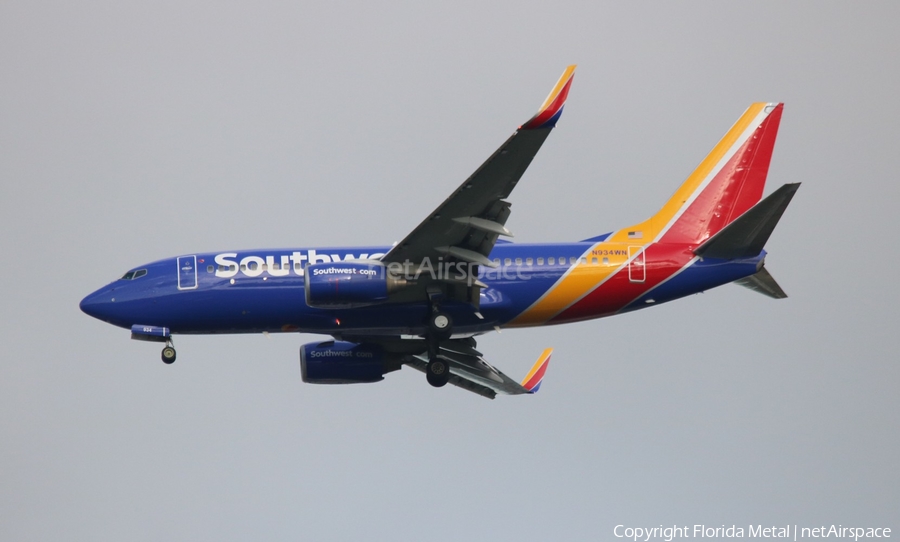 Southwest Airlines Boeing 737-7H4 (N934WN) | Photo 321629