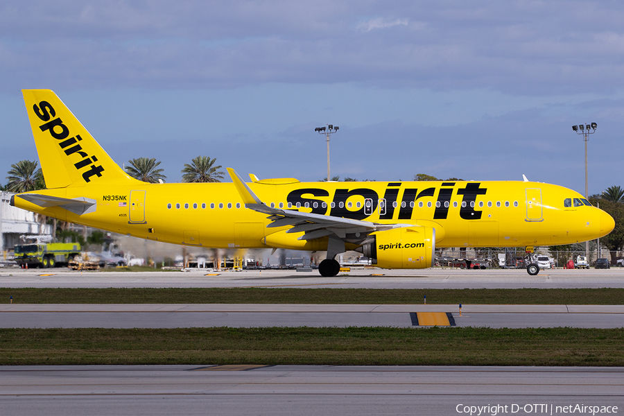 Spirit Airlines Airbus A320-271N (N935NK) | Photo 612367