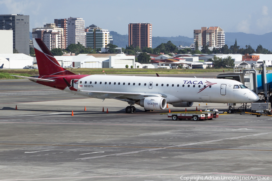 TACA International Airlines Embraer ERJ-190AR (ERJ-190-100IGW) (N935TA) | Photo 82330