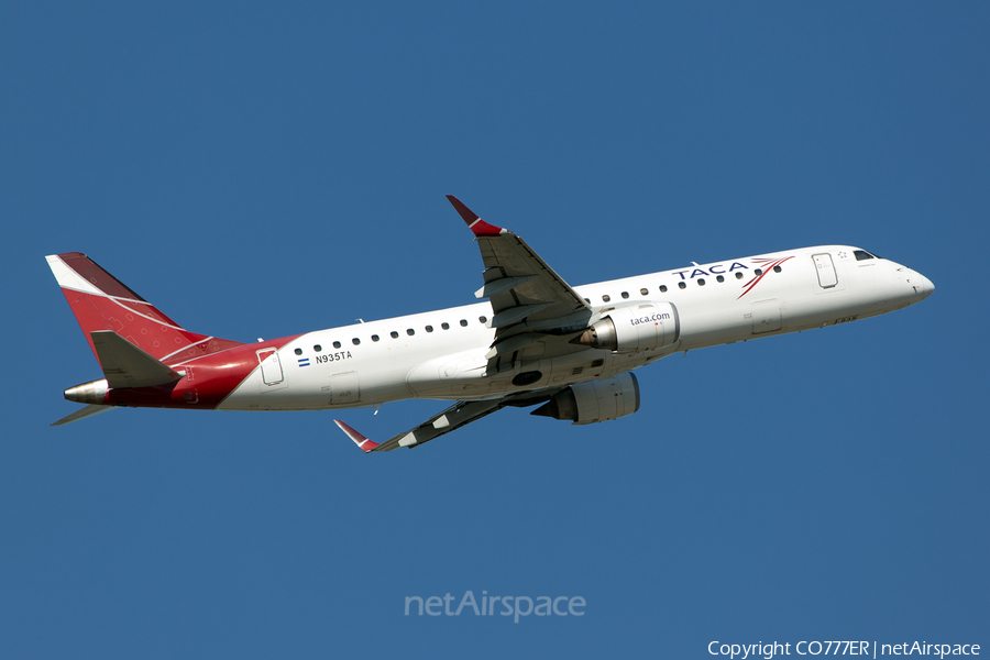 TACA International Airlines Embraer ERJ-190AR (ERJ-190-100IGW) (N935TA) | Photo 104846