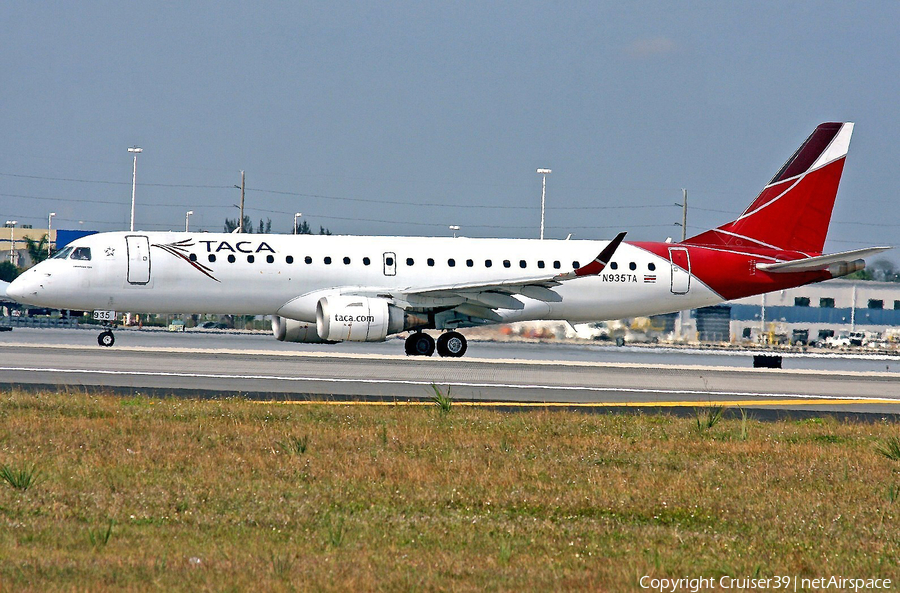 TACA International Airlines Embraer ERJ-190AR (ERJ-190-100IGW) (N935TA) | Photo 102964