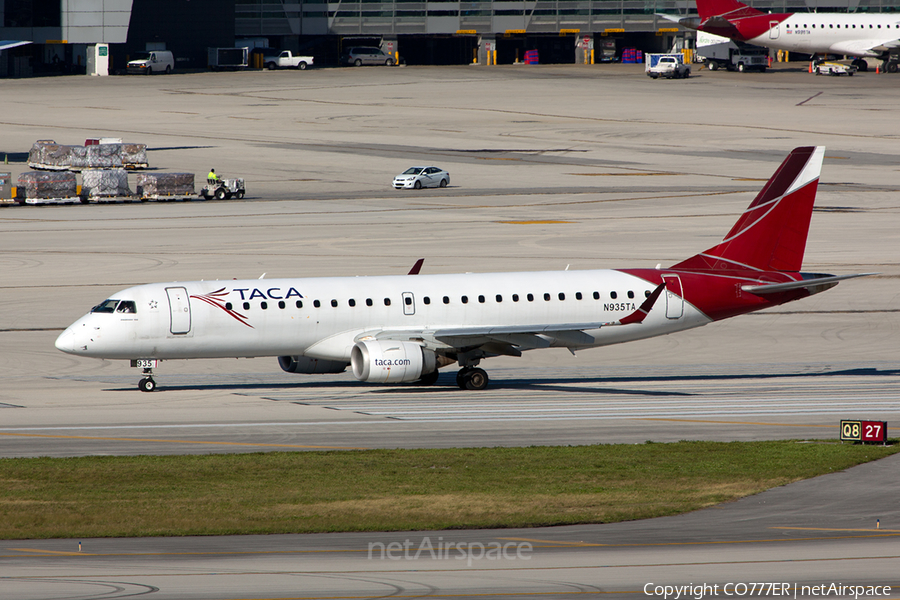 TACA International Airlines Embraer ERJ-190AR (ERJ-190-100IGW) (N935TA) | Photo 42743