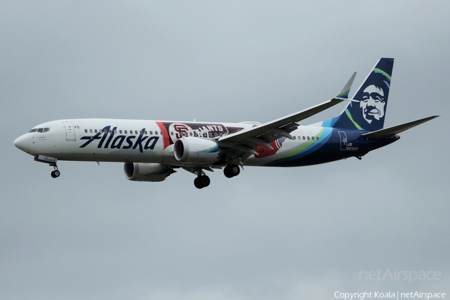 Alaska Airlines Boeing 737-9 MAX (N936AK) | Photo 661494