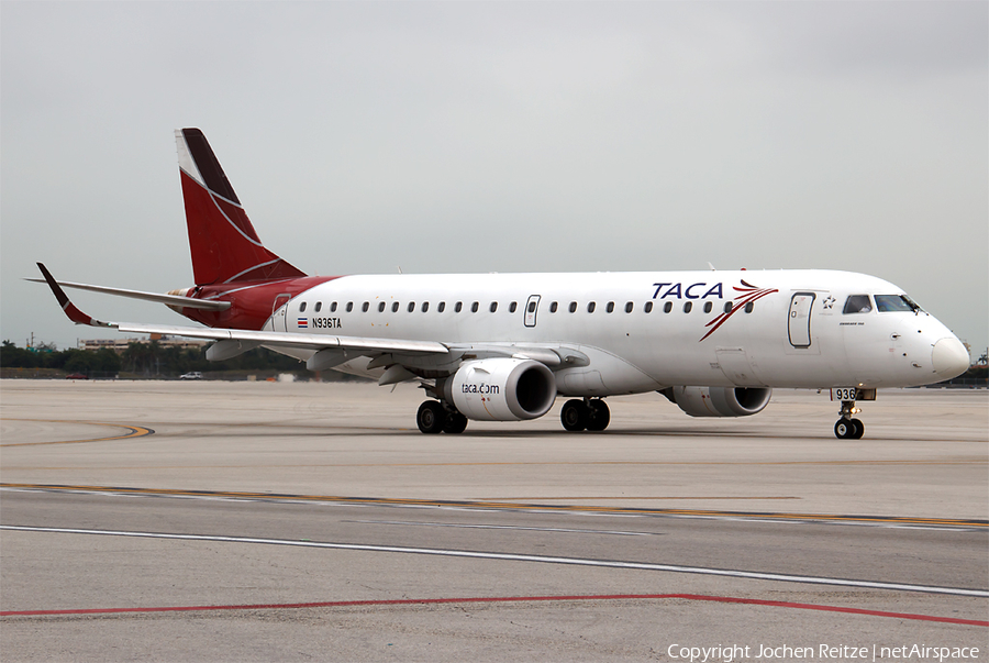 TACA International Airlines Embraer ERJ-190AR (ERJ-190-100IGW) (N936TA) | Photo 21489