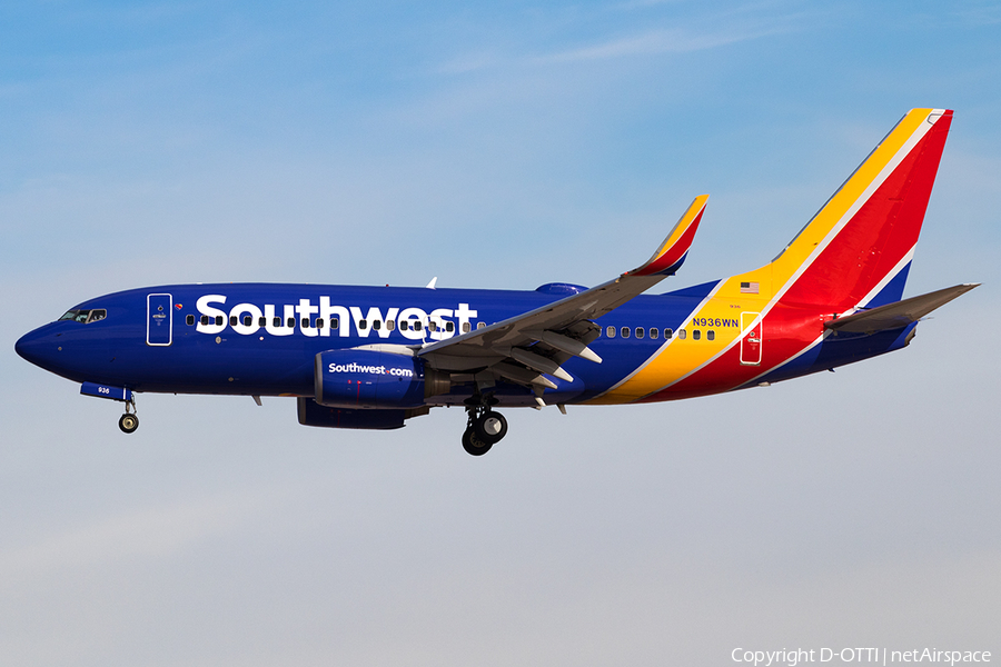 Southwest Airlines Boeing 737-7H4 (N936WN) | Photo 137549