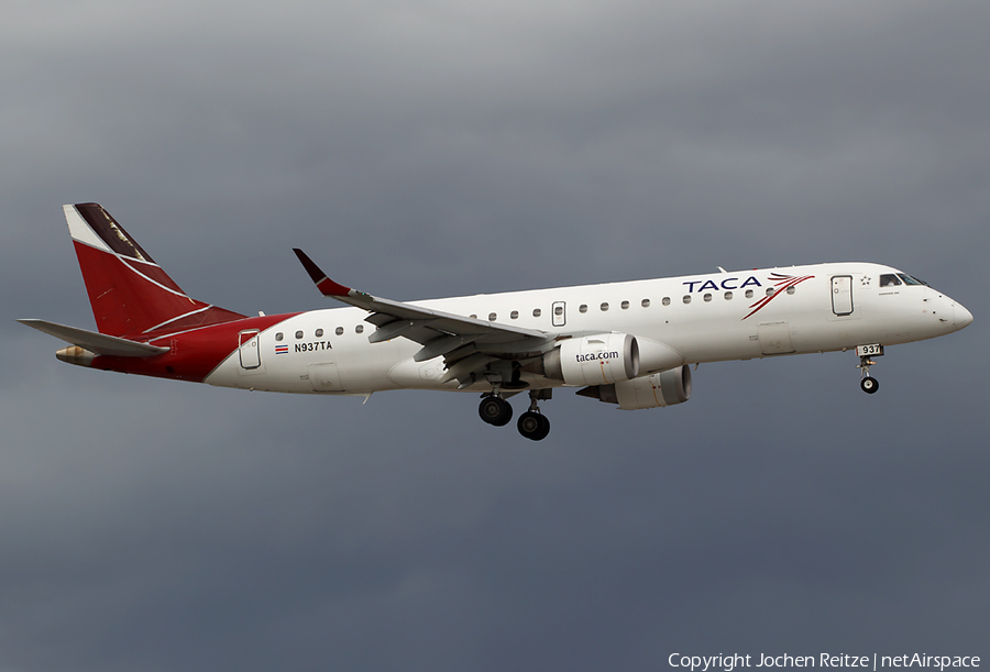 TACA International Airlines Embraer ERJ-190AR (ERJ-190-100IGW) (N937TA) | Photo 19887