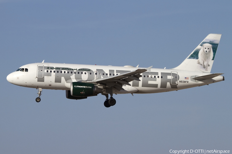 Frontier Airlines Airbus A319-111 (N938FR) | Photo 425033