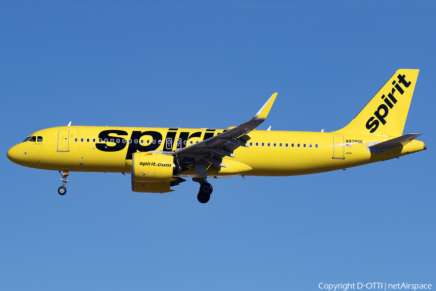 Spirit Airlines Airbus A320-271N (N938NK) | Photo 547080